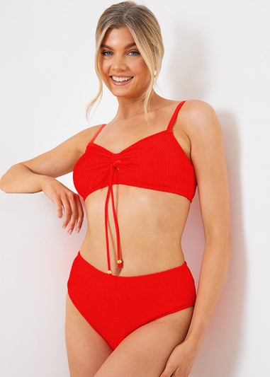In The Style Red Bikini Bottoms