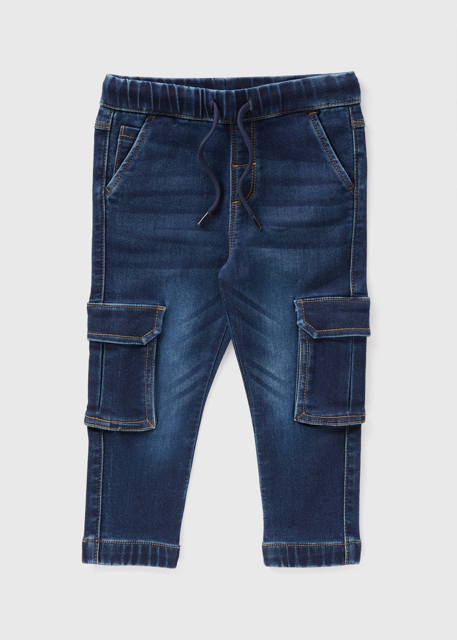Boys Blue Cargo Jeans (1-7yrs)