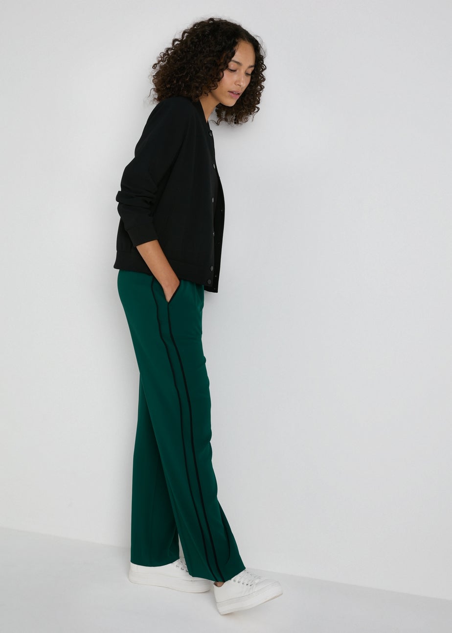 Et Vous Green Wide Leg Trousers