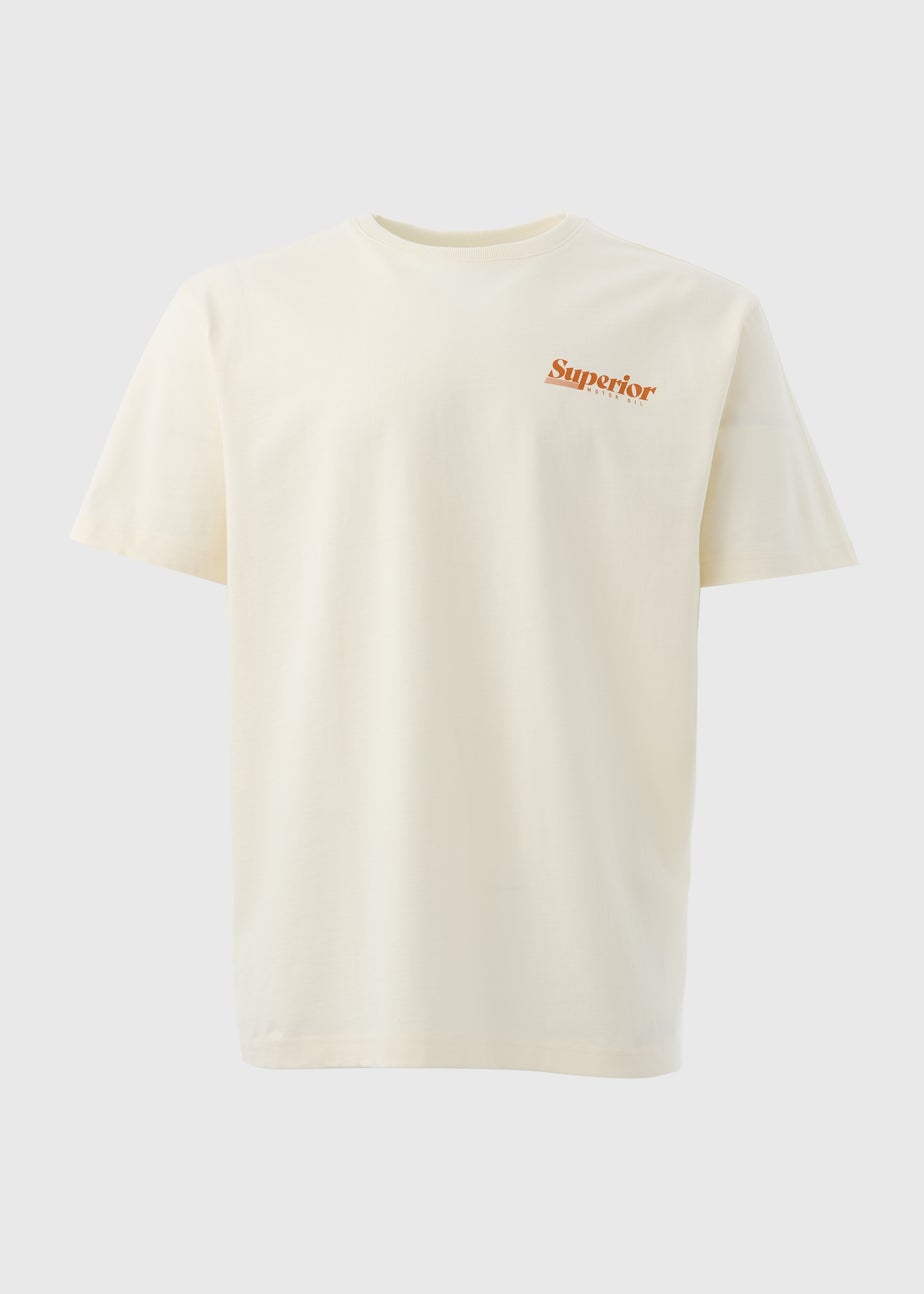 Ecru Superior Graphic T-Shirt