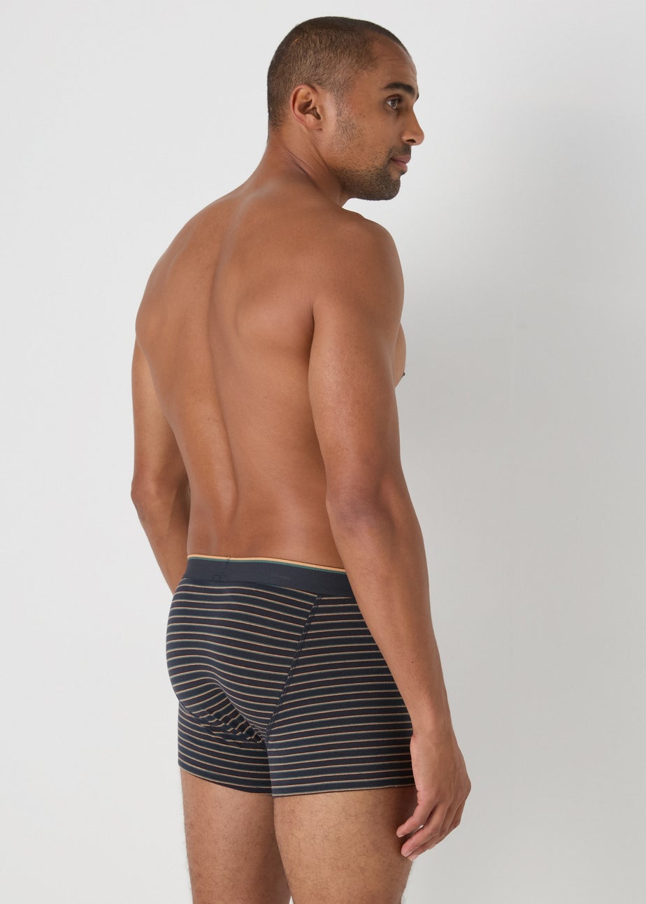 5 Pack Multicolour Stripe Keyhole Boxers