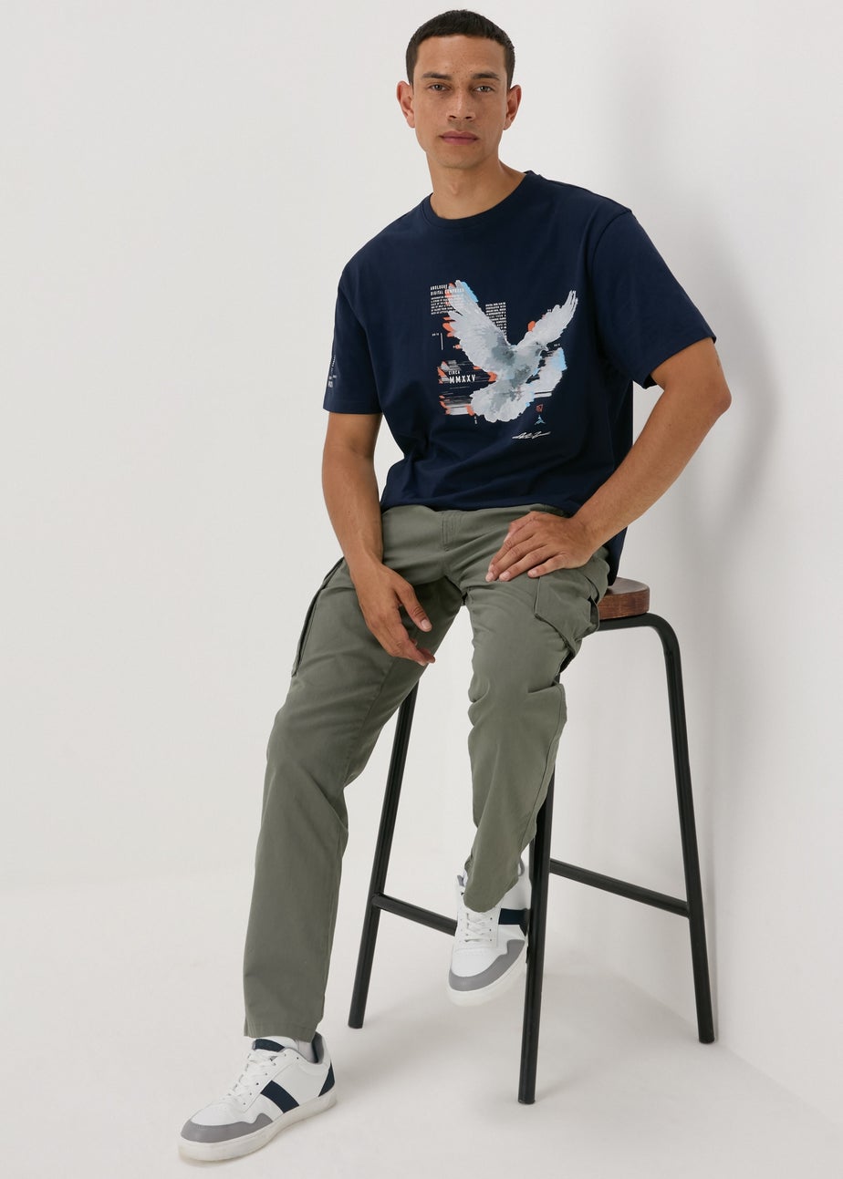 US Athletic Navy Dove Graphic T-Shirt