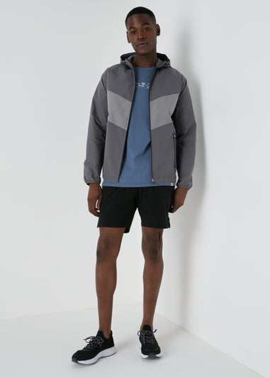 Charcoal Zip Up Tracksuit Jacket