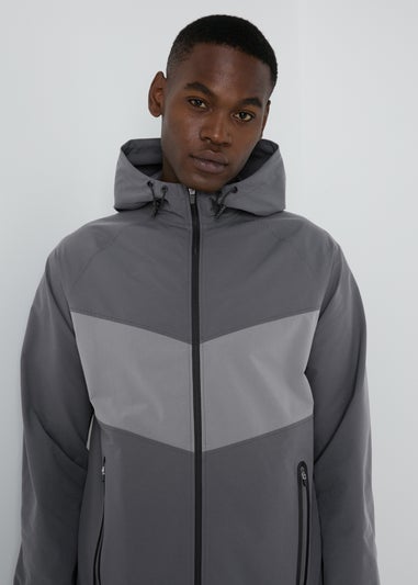 Charcoal Zip Up Tracksuit Jacket