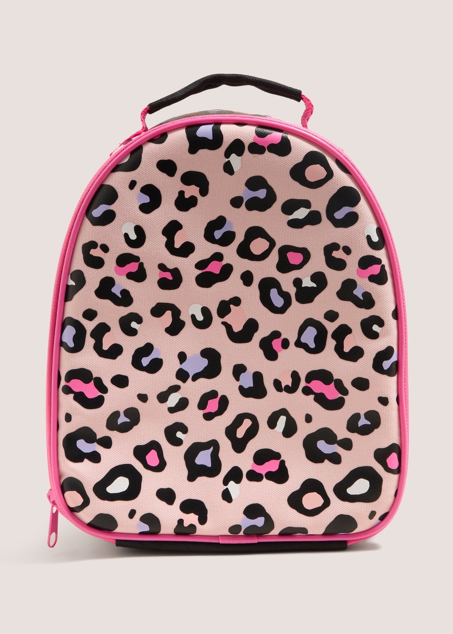 Leopard Print Lunch Bag & Snack Box (21cm x 25cm)