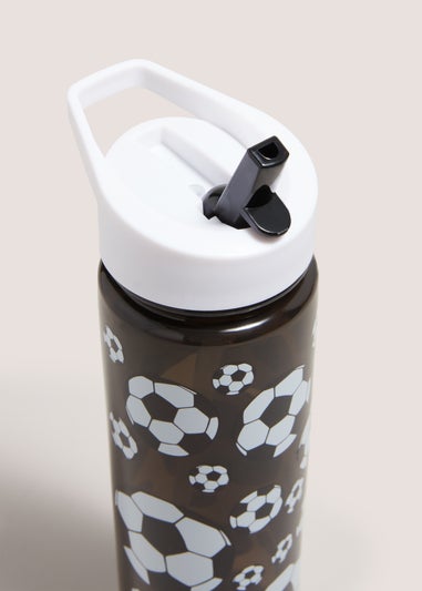 Black Football Drinks Bottle