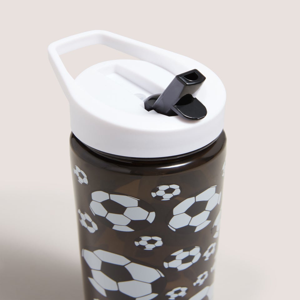 Black Football Drinks Bottle