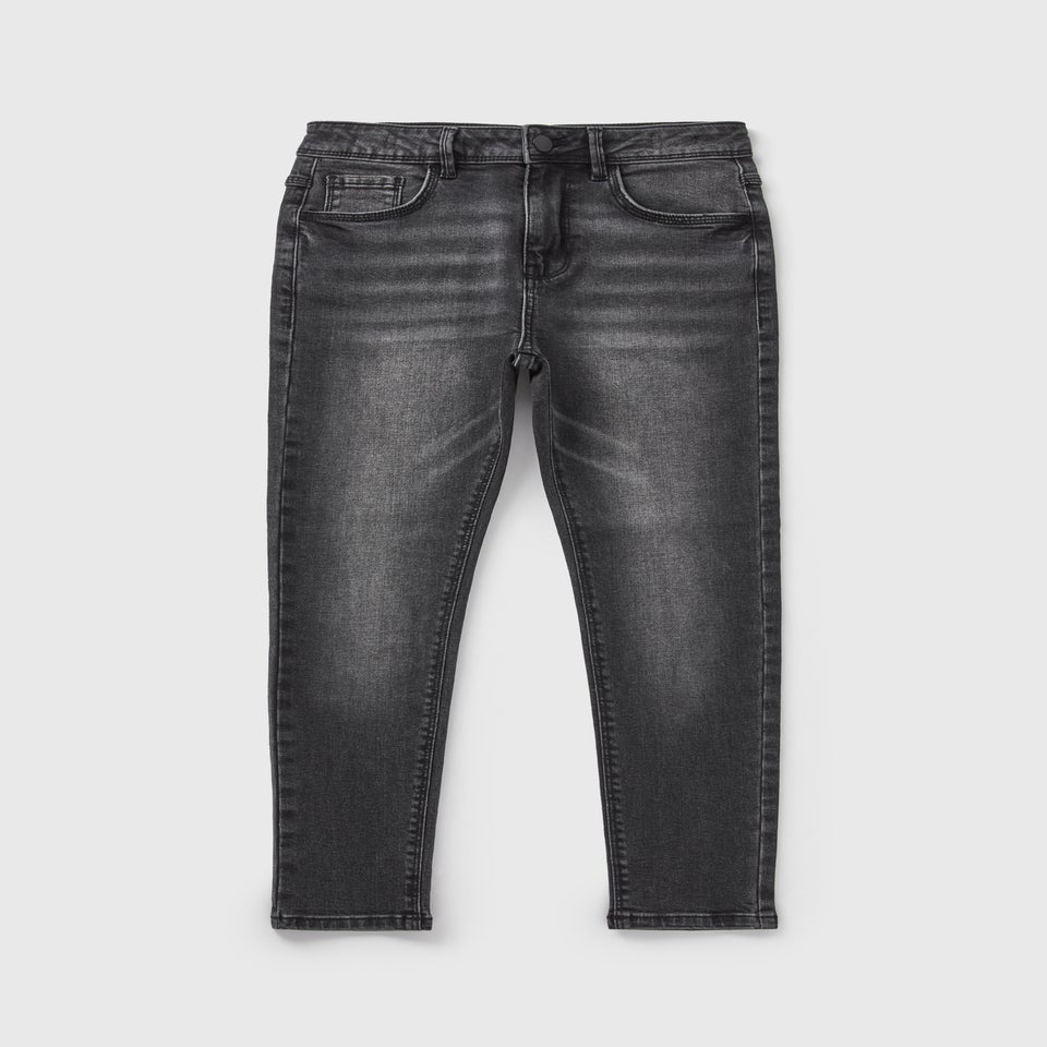 Boys Grey Denim Skinny Jeans (7-16yrs)