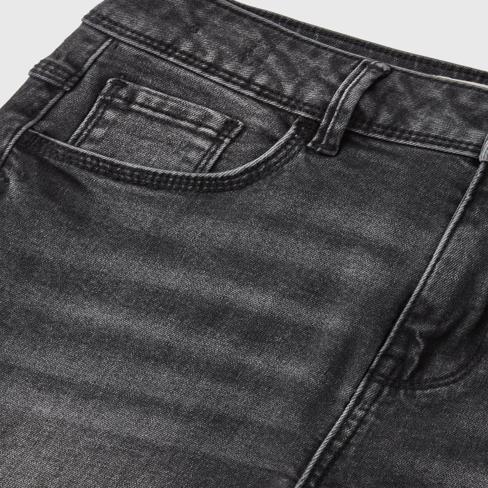 Boys Grey Denim Skinny Jeans (7-16yrs)