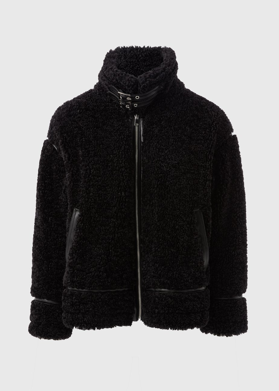 Black Borg Aviator Jacket