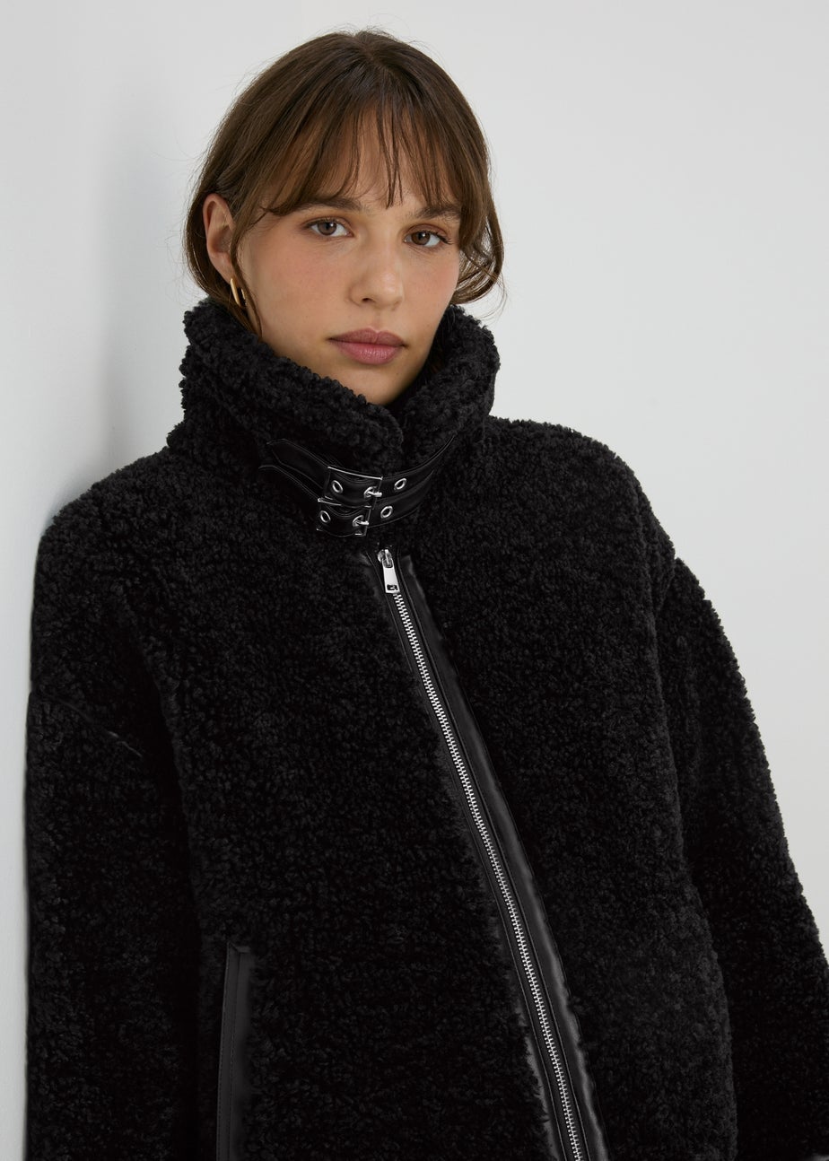 Black Borg Aviator Jacket