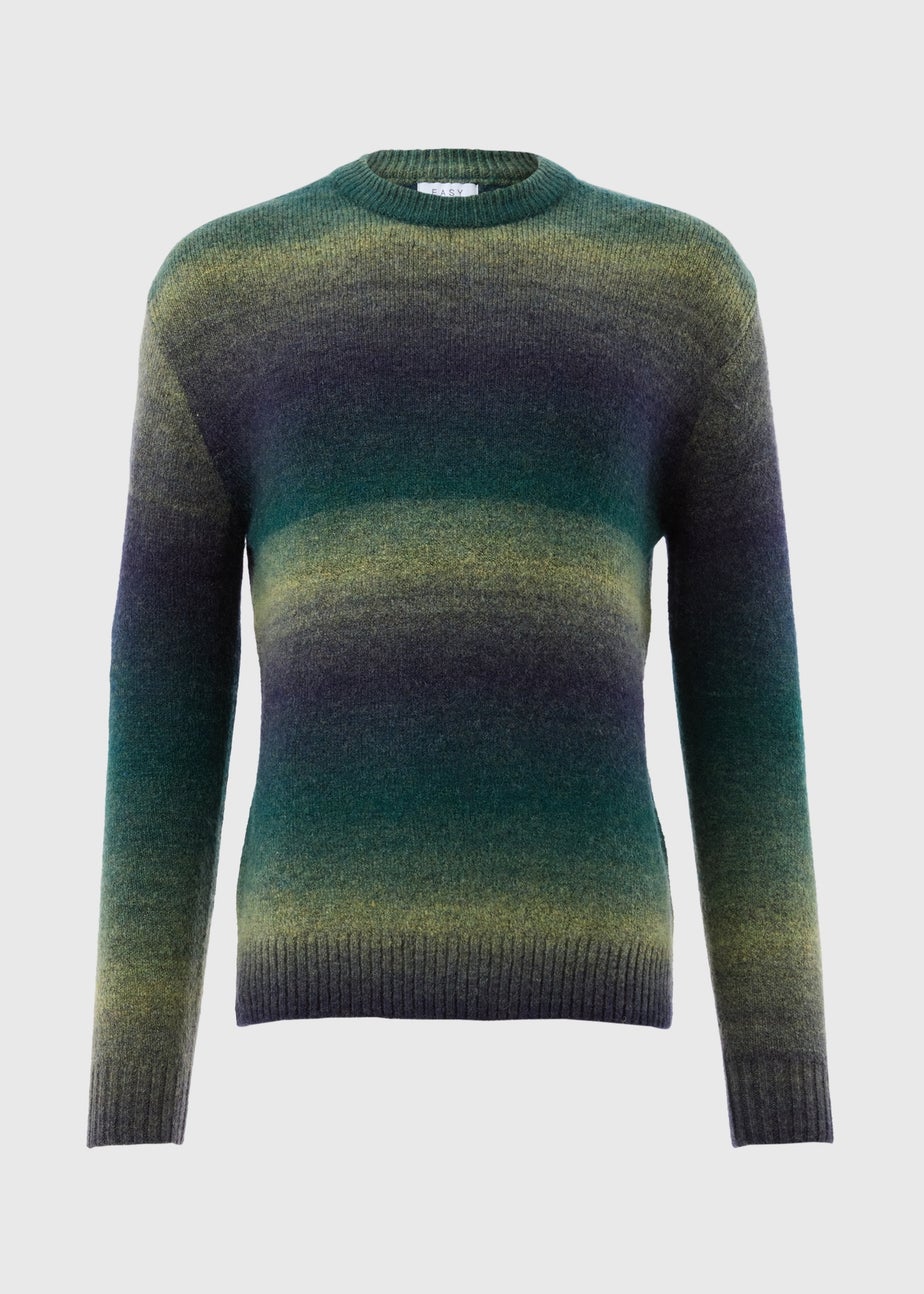 Green Ombre Knit Jumper