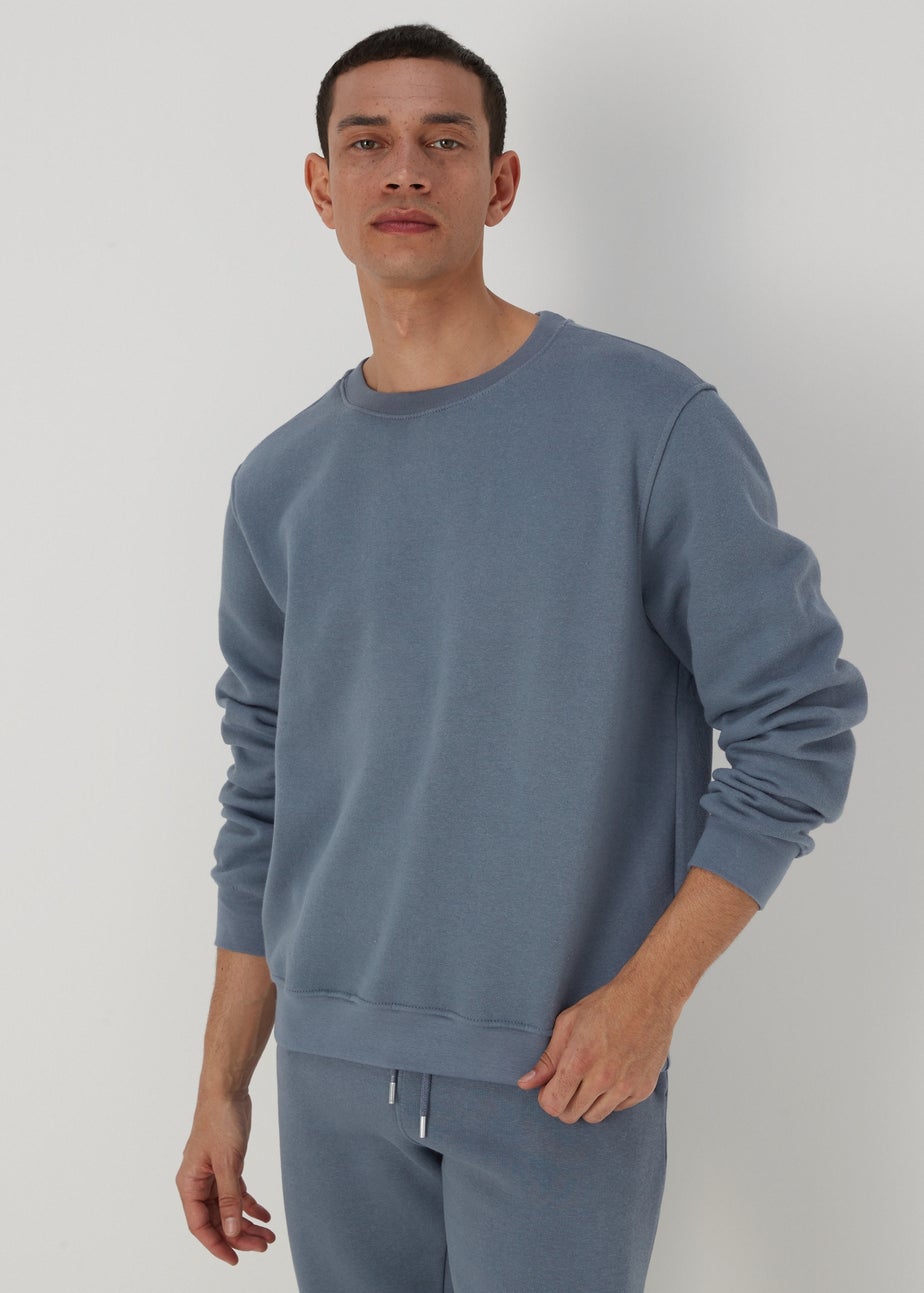 Dark Grey Crewneck Sweatshirt