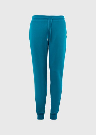 Teal Plain Joggers