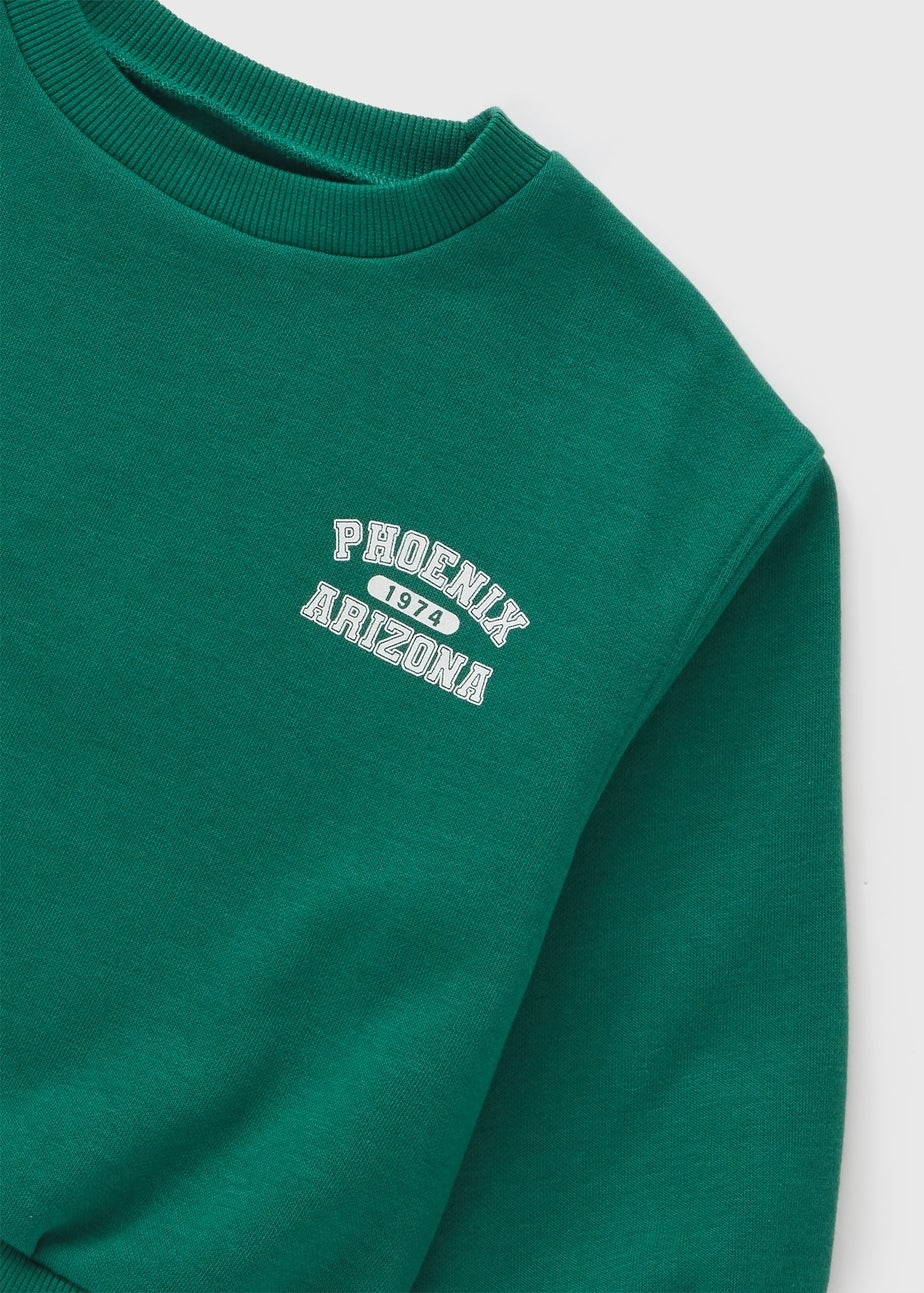 Boys Green Arizona Sweatshirt (1-7yrs)
