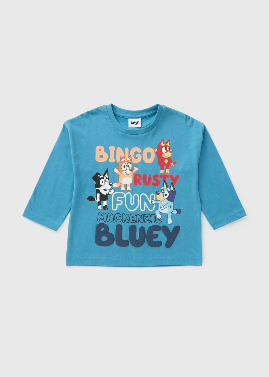 Bluey Boys Blue Best Friends Long Sleeve Top (1-7yrs)