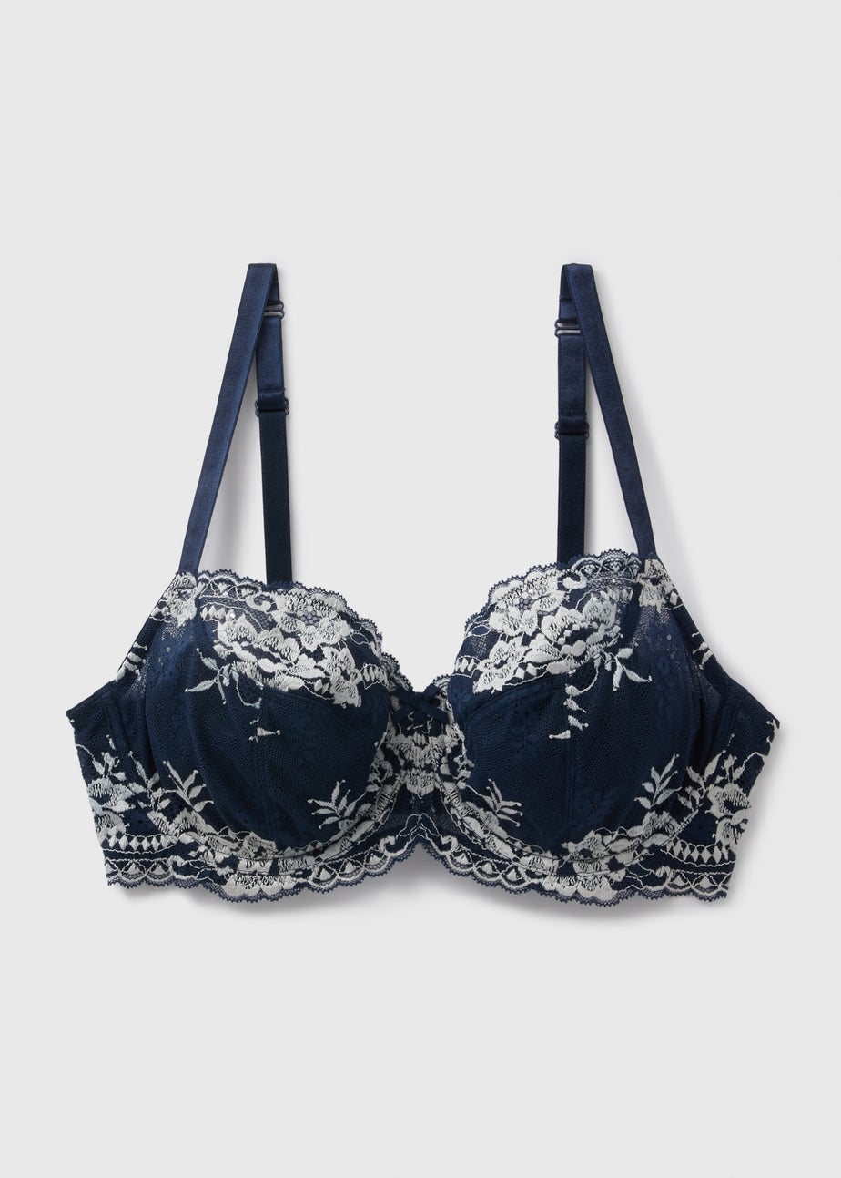 Navy Two Tone DD+ Bra