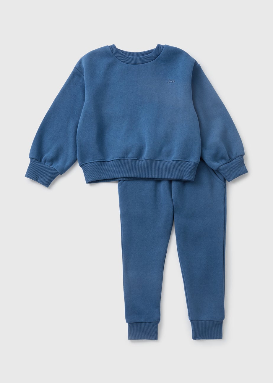 Boys Blue Sweatshirt & Joggers Set (1-7yrs)