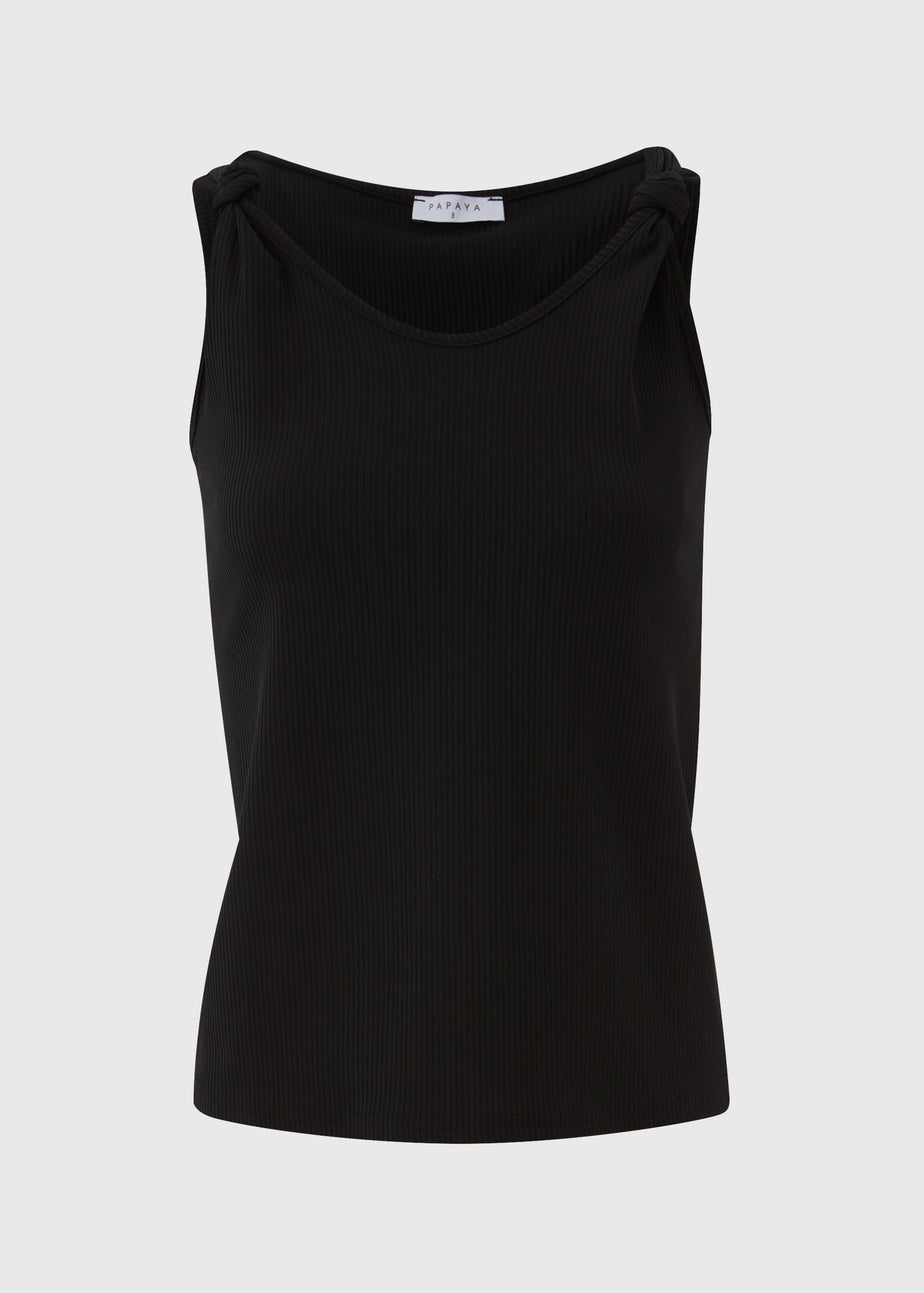 Black Knot Sleeveless Top