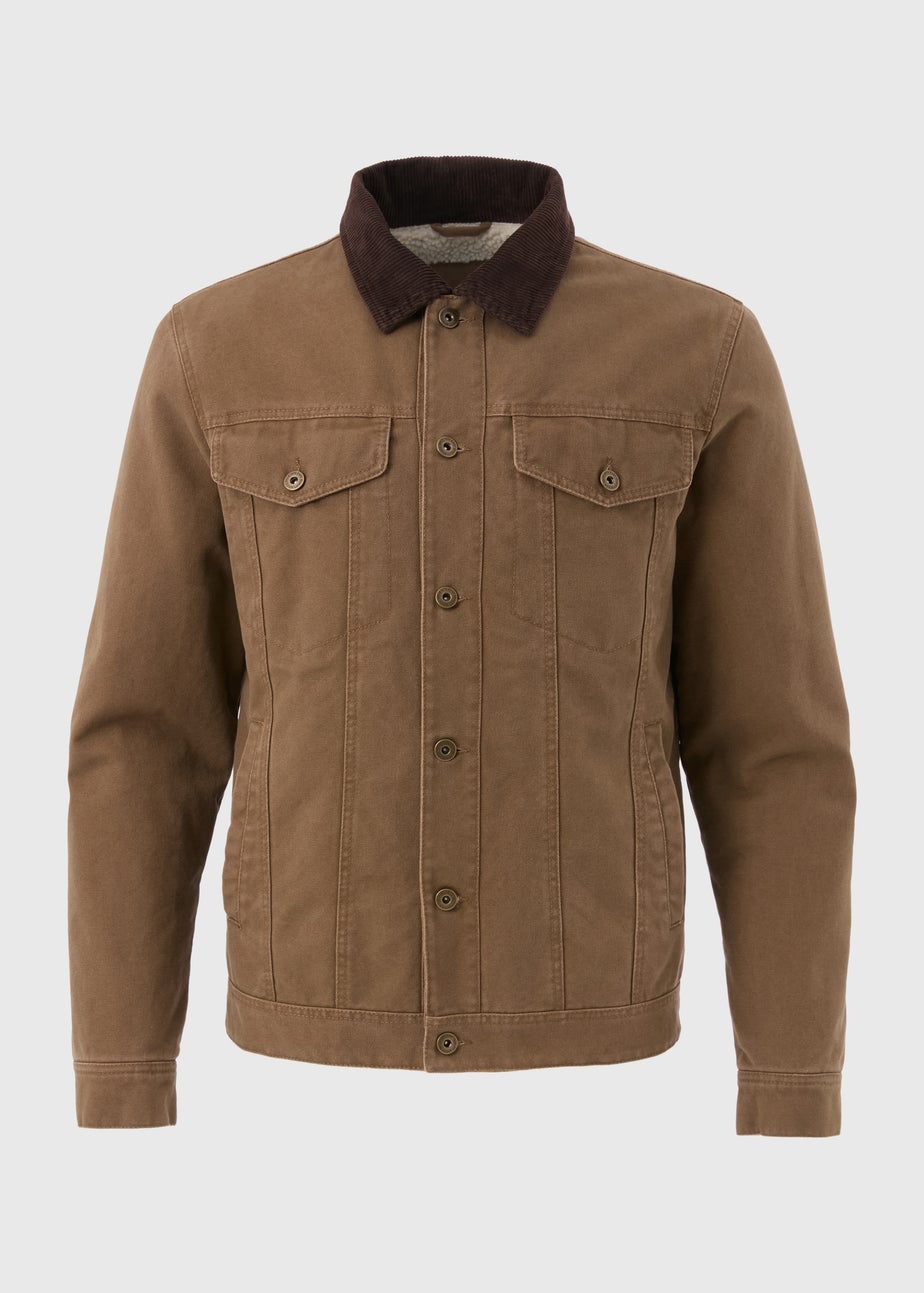 Tan Cord Canvas Jacket