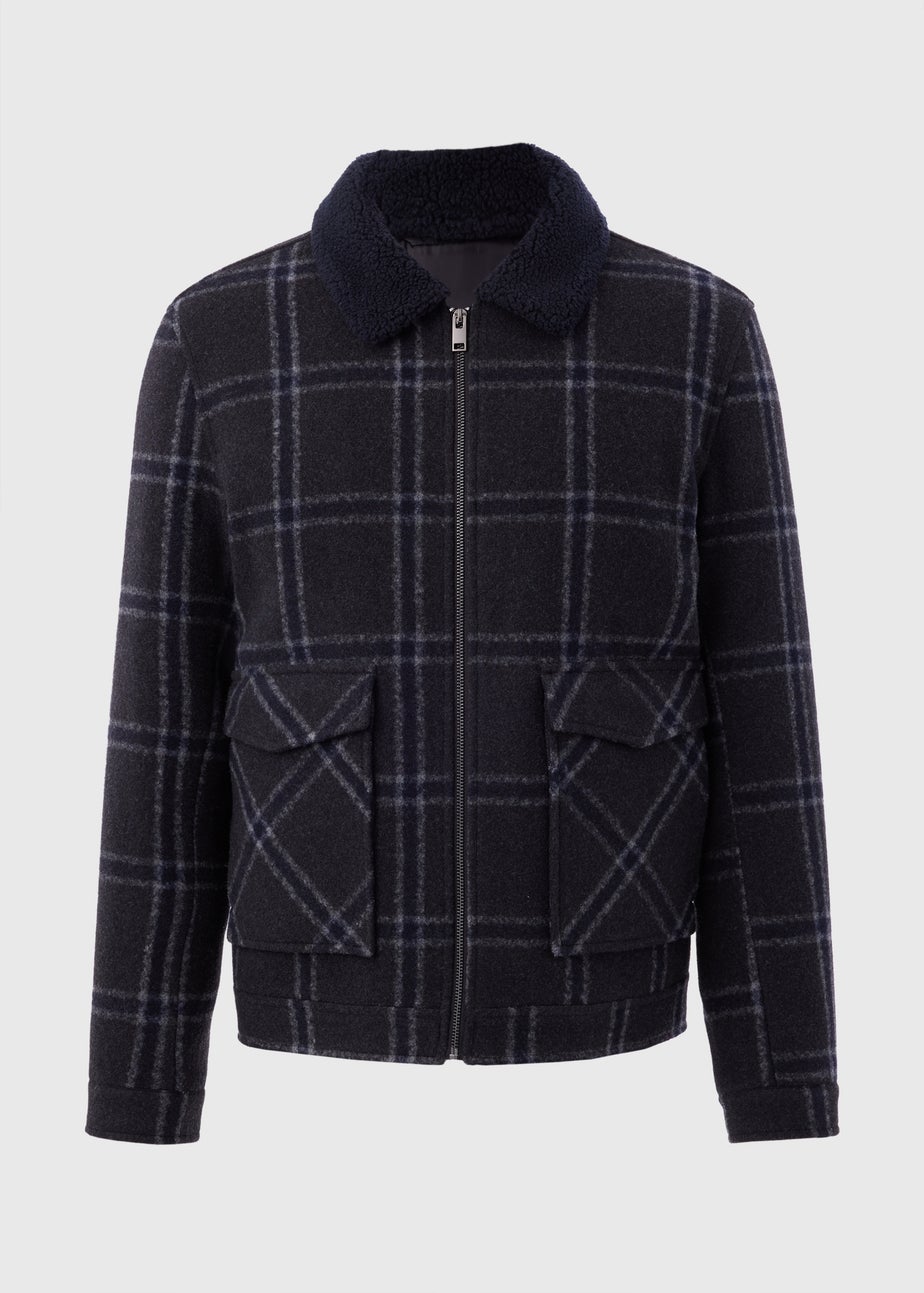 Charcoal Check Smart Shacket