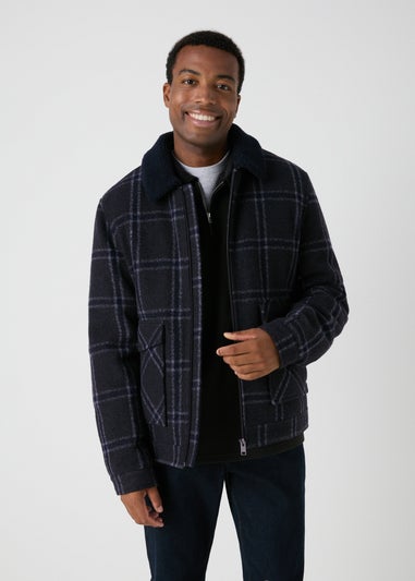 Charcoal Check Smart Shacket