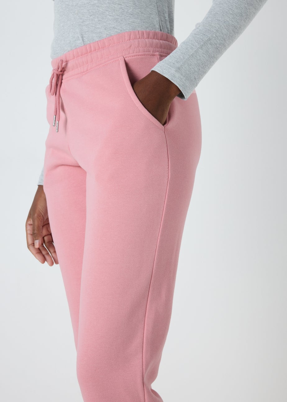 Pink Straight Jogging Bottoms
