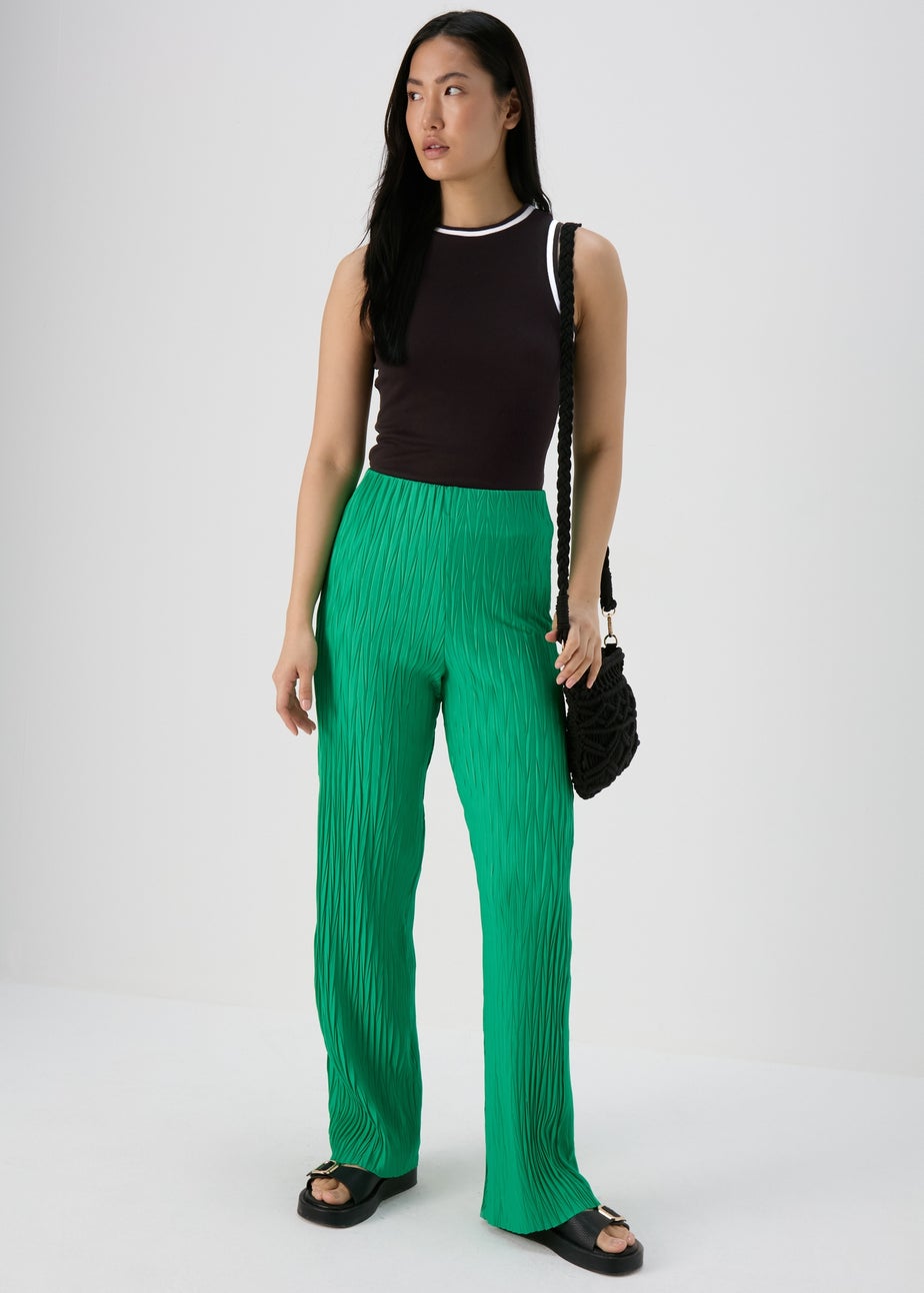 Black Contrast Tank Top