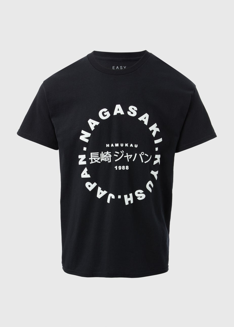 Black Nagasaki Logo T-Shirt