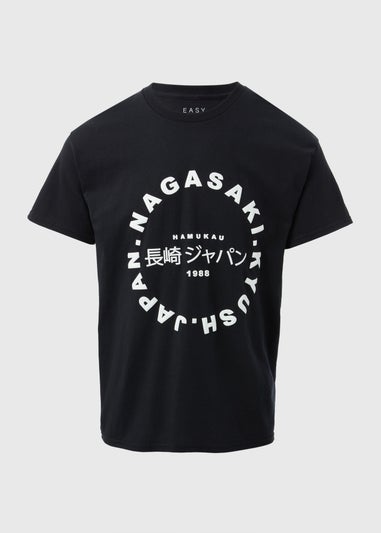 Black Nagasaki Logo T-Shirt
