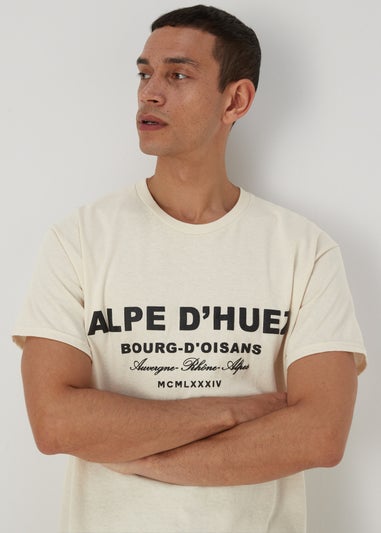 Natural Alpe D' Huez T-Shirt