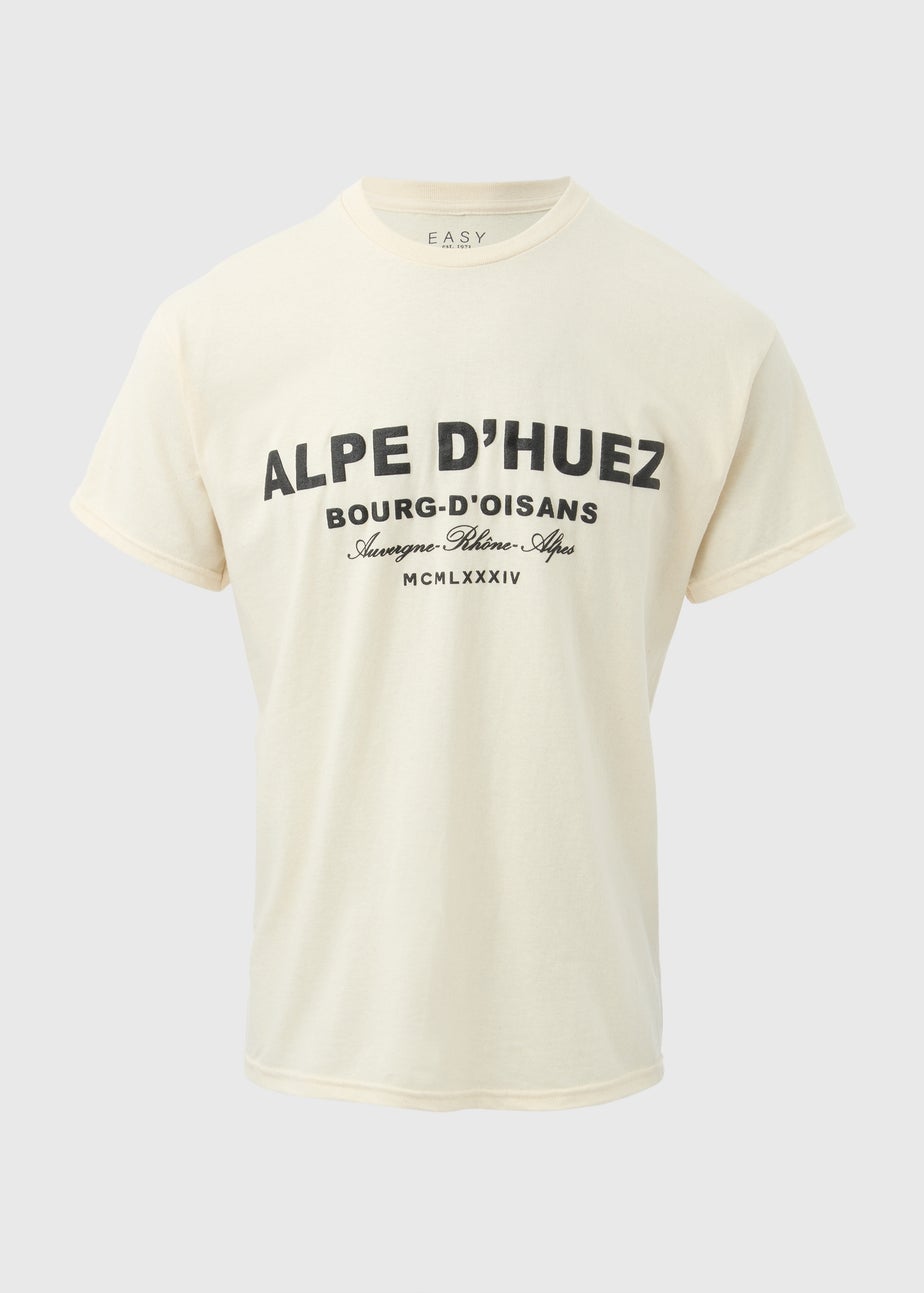 Natural Alpe D' Huez T-Shirt