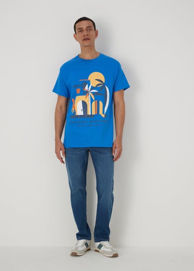Bright Sapphire Manifest Happiness T-Shirt
