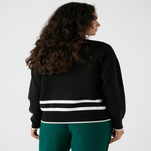 Et Vous Black Stripe Knitted Jumper