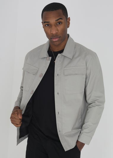 Brave Soul Stone Button Through Shacket