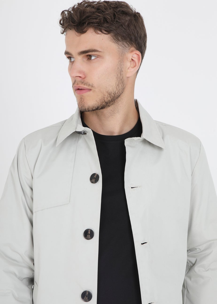 Brave Soul Stone Lightweight Button Through Mac