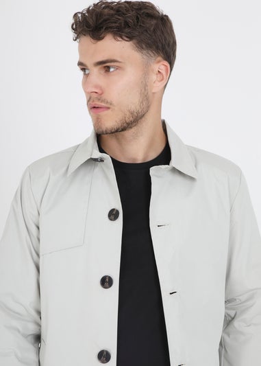 Brave Soul Stone Lightweight Button Through Mac