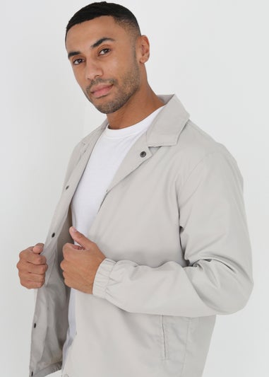 Brave Soul Stone Lightweight Coach Style Jacket