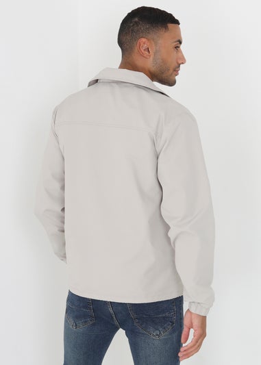 Brave Soul Stone Lightweight Coach Style Jacket