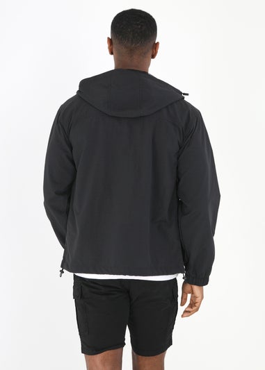 Brave Soul Black Mesh Lined Zip Through Jacket