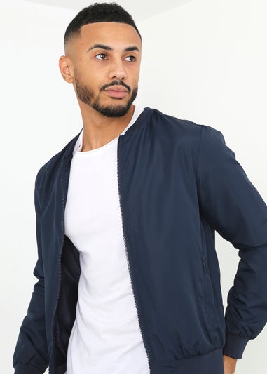 Brave Soul Navy Bomber Jacket