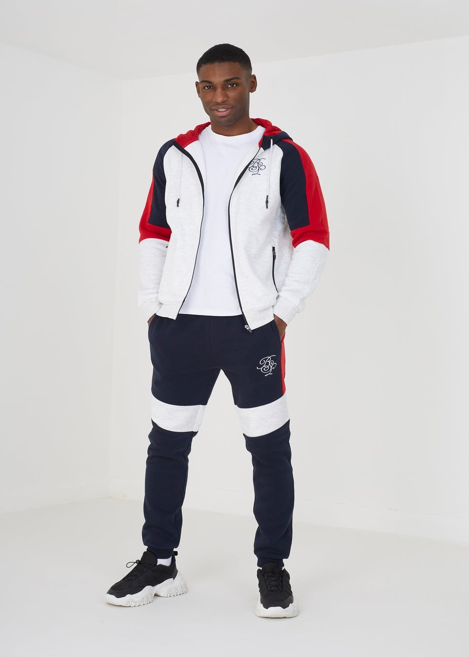 Brave Soul Ecru Zip Through Hoodie & Jogger Co-ord Set