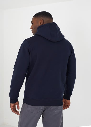 Brave Soul Navy Hoodie With Kangaroo Pocket