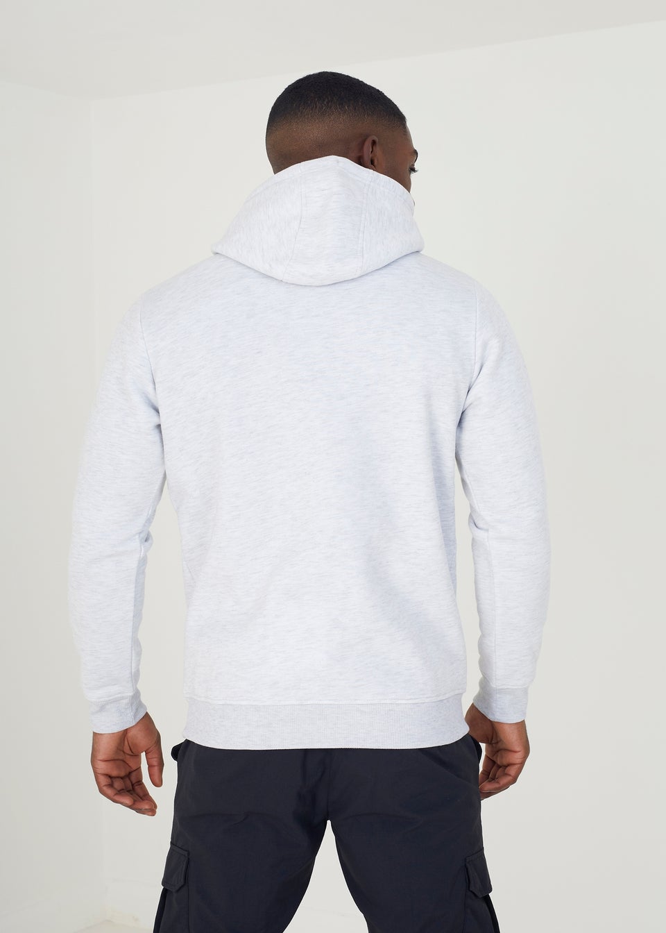 Brave Soul Ecru Hoodie With Kangaroo Pocket