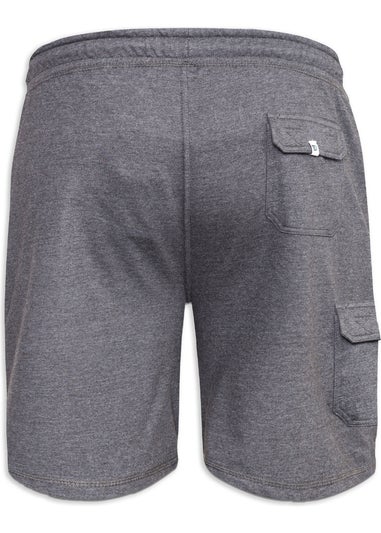 Duke Grey John Cotton Lightweight Kingsize Cargo Shorts