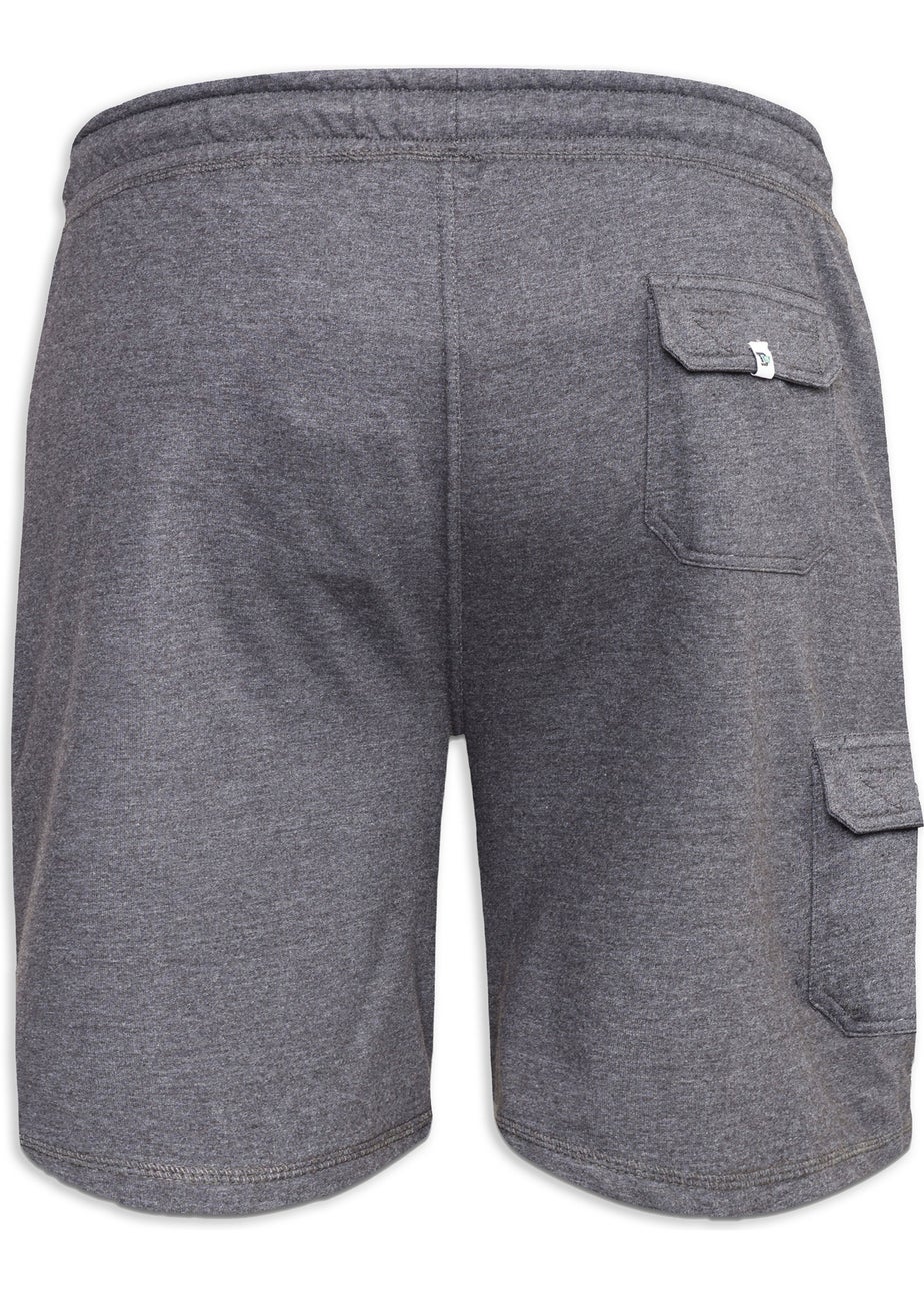 Duke Grey John Cotton Lightweight Kingsize Cargo Shorts