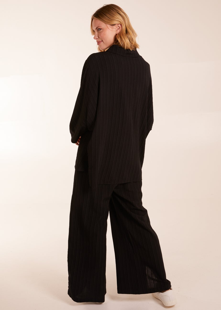 Blue Vanilla Black Shirt & Trousers Set