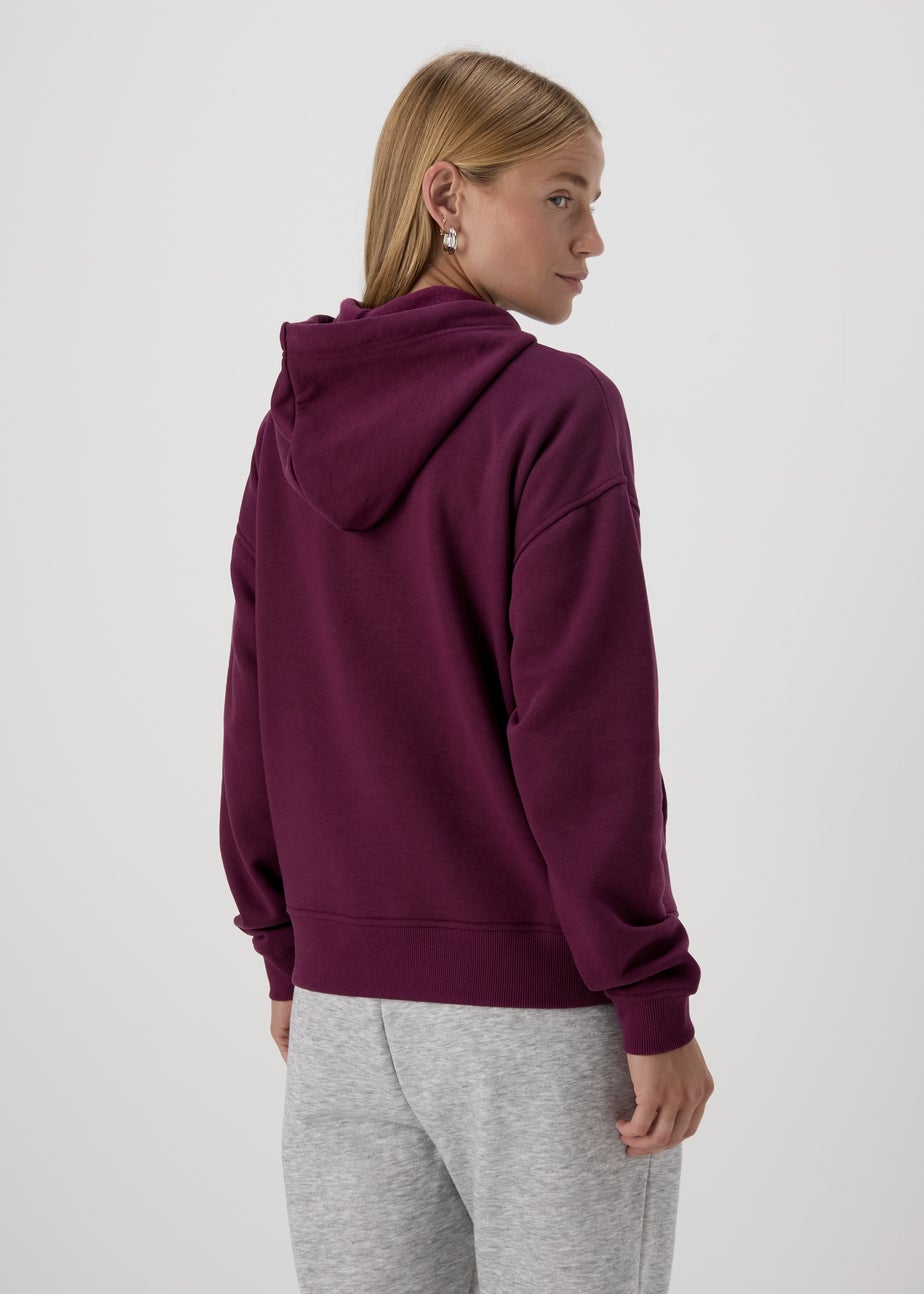 Burgundy Basic Hoodie