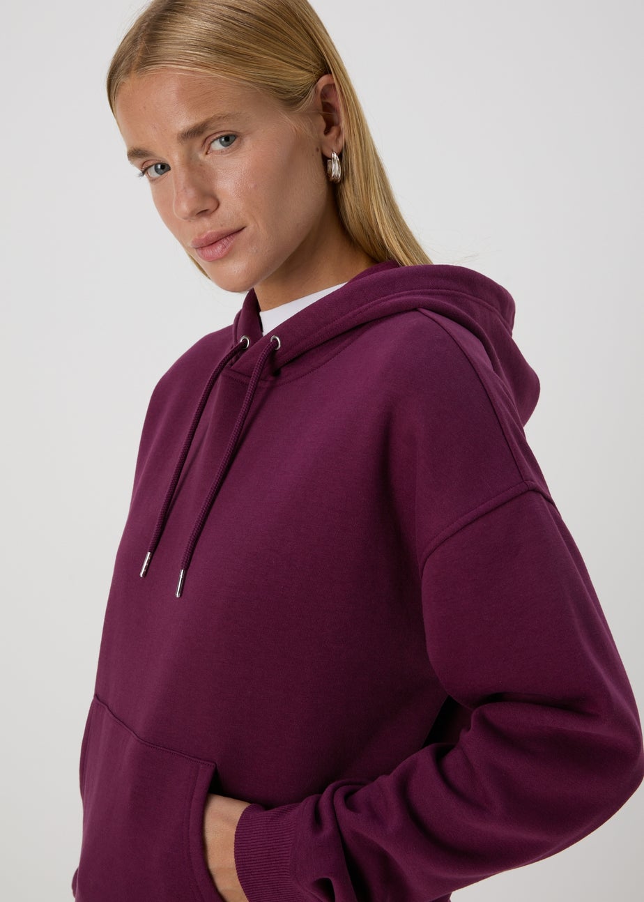 Burgundy Basic Hoodie