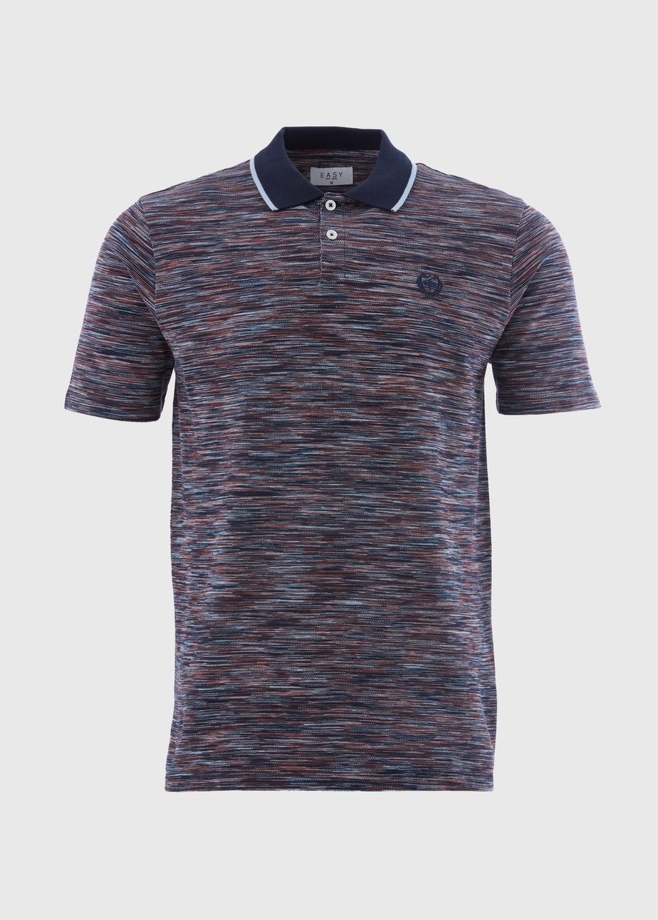 Multicolour Space Dye Polo Shirt